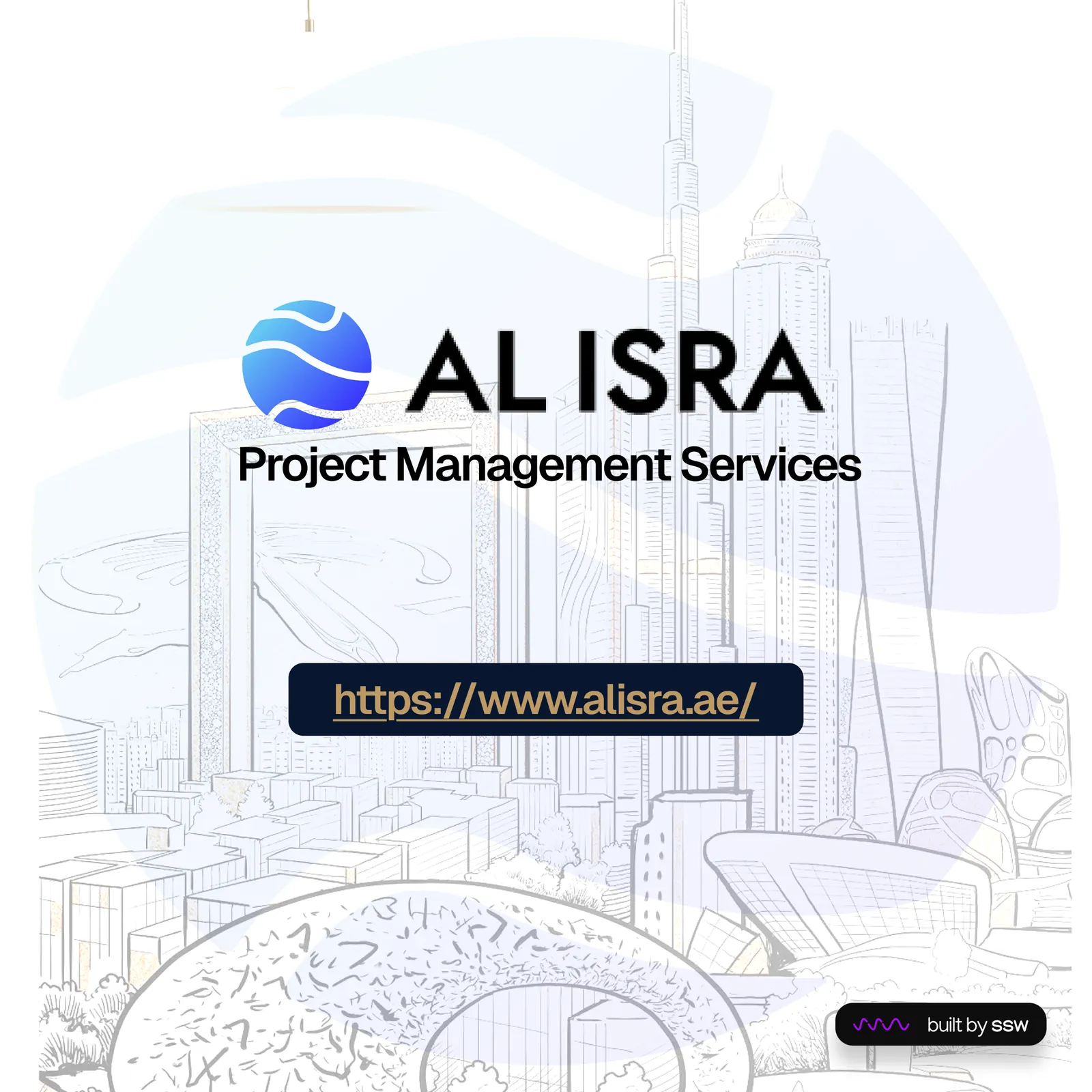 Al Isra project management brand identity